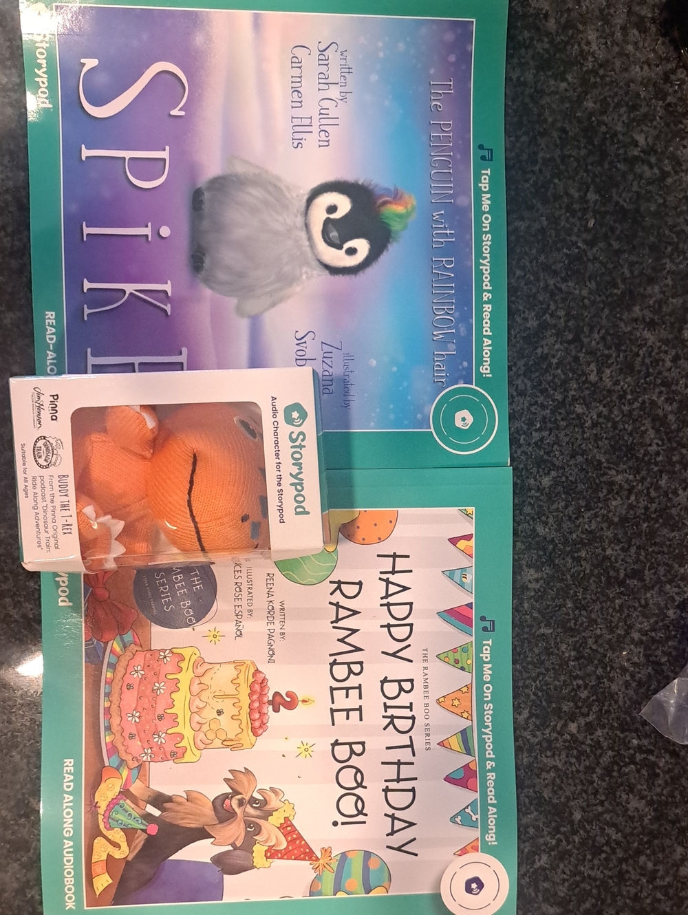 Storypod Picture Book Bundle with Buddy The T-rex Craftie